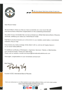 International book of record